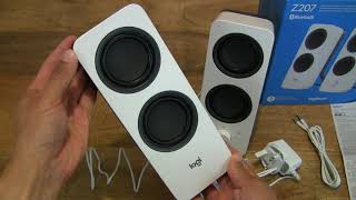 Logitech Z207 Bluetooth Speakers [upl. by Aiuqenehs185]