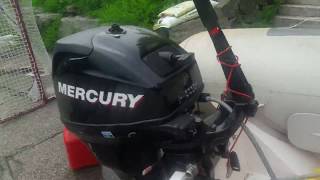 Mercury Outboard 20 HP Startup [upl. by Assirim331]