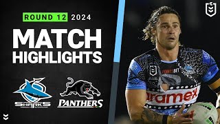 NRL 2024  Sharks v Panthers  Match Highlights [upl. by Phenice]