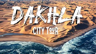 Dakhla Sahara Tour l Kitesurfing in Morocco and African Kiteboarding in 4K Drone Travel Video 🛶🏄 [upl. by Karlene]