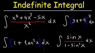 Indefinite Integral [upl. by Ajiat]