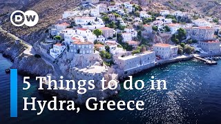 5 Things to do on the Island of Hydra Greece [upl. by Pedaiah]