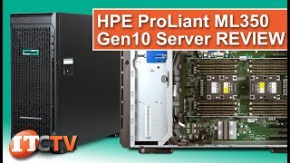 HPE Proliant ML350 Gen10 Server REVIEW [upl. by Norra]