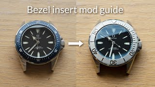 Bezel insert replacement guide  Seiko mod series [upl. by Kaczer669]