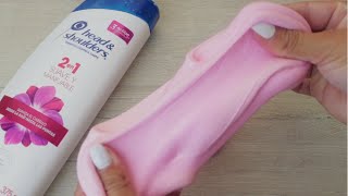 Hacer SLIME CON SHAMPOO fácil  probando recetas de mis suscriptores SIN BÓRAX [upl. by Fagaly]