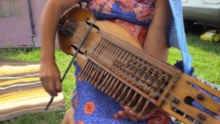 Griselda Sanderson playing the swedish nyckelharpa [upl. by Alyahsal]