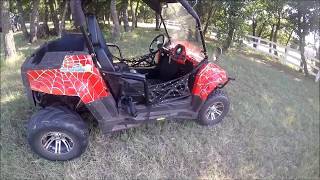 TrailMaster Challenger 150 Deluxe UTV Review [upl. by Aihseya]