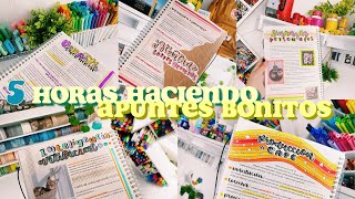 5 HORAS de APUNTES BONITOS 🌟 inspiración  nuevas ideas 💡 [upl. by Aeriel]