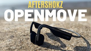 Aftershokz Openmove Bone Conduction Headphones Review  Best Headphones for Running [upl. by Imhsar]