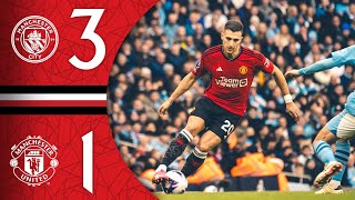 Man City 31 Man Utd  Match Recap [upl. by Sivert917]