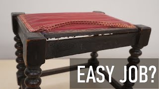 How to restore an old stool [upl. by Iglesias]