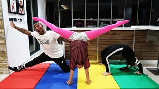 FAMILY GYMNASTICS CHALLENGE [upl. by Nosyerg]