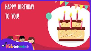 Happy Birthday To You Lyric Video  The Kiboomers Preschool Songs amp Nursery Rhymes [upl. by Gnod]