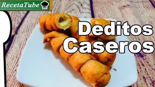 Como Preparar DEDITOS DE QUESO en casa muy FÁCIL DE HACER Receta casera  recetatube [upl. by Frick]