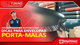 TUTORIAL DE ENVELOPAMENTO AUTOMOTIVO  APLICAÇÃO NO PORTAMALAS [upl. by Meluhs]