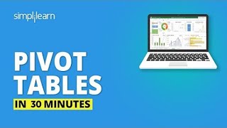 Pivot Tables In Excel  Learn Pivot Table In Excel  Pivot Table Tutorial 2020  Simplilearn [upl. by Niboc]