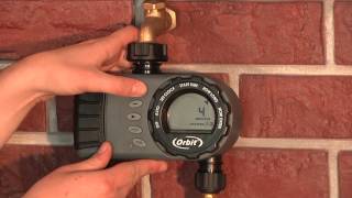 How To Program An Orbit 2Outlet Hose Faucet Timer 24713 [upl. by Itisahc]