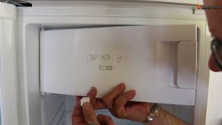 How to replace the door on your freezer compartment on your refrigerator [upl. by Llerrut783]