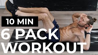 10 Min 6 Pack Blueprint  Intense No Equipment Ab Shred [upl. by Clem675]