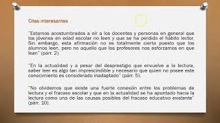 Reporte de lectura [upl. by Ladnek]