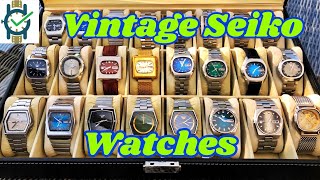 Vintage Seiko Watches Part 1 [upl. by Terchie]