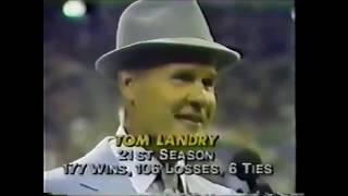 Tom Landrys PERFECT Game  Giants  Cowboys 1966 [upl. by Vincenz279]