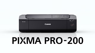 Introducing the Canon PIXMA PRO200 13” Professional Inkjet Printer [upl. by Adnawat]