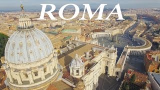 ROME from above  A 4K Drone aerial view [upl. by Hamilton]