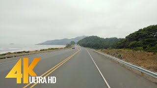 4K Scenic Drive  US Route 101 Pacific Coast Oregon  3 Hour of Road Drive with Relaxing Music [upl. by Aiciram544]