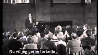 Tom Lehrer Full Copenhagen Performance [upl. by Jacklin]