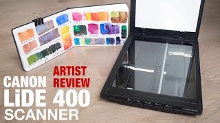 Artist Review Canon LiDE 400 Scanner [upl. by Gnes]