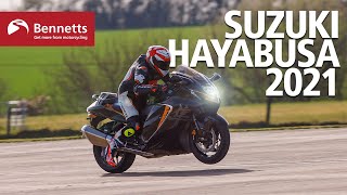 New Suzuki Hayabusa first road ride  speed test times [upl. by Nikal]