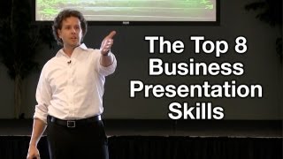 Business Presentation Tips  The Top 8 Business Presentation Skills [upl. by Walling]