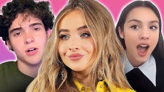 Sabrina Carpenter REACTS to Olivia Rodrigo amp Joshua Bassett DRAMA by releasing new song quotSkinquot [upl. by Orsa]