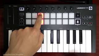 Launchkey Mini MK3 Basics  Overview and Loop Tutorial on Ableton Live Lite 10 [upl. by Aidroc]