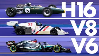 The Incredible Evolution of Formula 1 Engines  Track Evolution [upl. by Kirtley800]