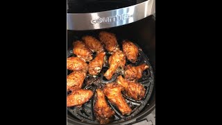 Air Fryer Chicken Wings shorts  Gourmia [upl. by Inneg964]