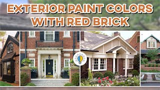 Exterior Paint Colors with Red Brick [upl. by Ner]