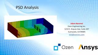 Random Vibration PSD Analysis Using Ansys Mechanical [upl. by Ellesij]