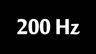 200 Hz Test Tone 10 Hours [upl. by Nnovahs187]