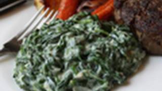 Creamed Spinach Recipe  Steakhouse Creamed Spinach [upl. by Christan617]