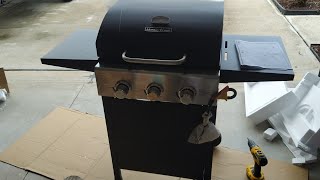 Master cook 3 burner gas grill step by step assembly guide [upl. by Eendys388]