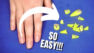 DIY HOW TO REMOVE GEL NAILS amp GEL EXTENSIONS [upl. by Alisen734]