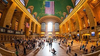 Walking Tour of Grand Central Terminal — New York City 【4K】🇺🇸 [upl. by Irpac]