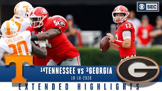 14 Tennessee Volunteers vs 3 Georgia Bulldogs Extended Highlights  CBS Sports [upl. by Eira]