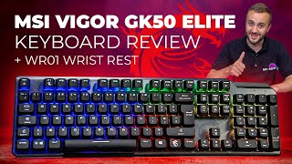 MSI Vigor GK50 Elite Box White Review  Mechanical RGB Clicky Kailh Switches [upl. by Kelcie663]