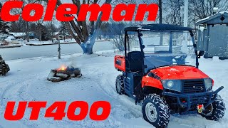 Coleman Outfitter 400cc UT400 UTV Review [upl. by Ennoved]