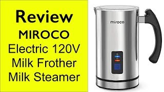 Review Miroco Milk Frother  How to make froth milk at home [upl. by Suruat]