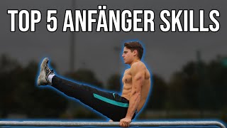 Top 5 Calisthenics Skills für Anfänger I Calisthenics Übungen für Beginner [upl. by Westhead56]