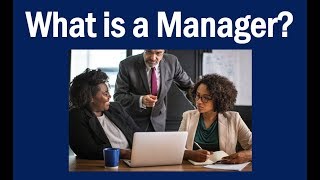 What is a Manager [upl. by Anassor]